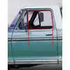 1973-1979 Ford F100 Pickup Truck Glass Run Window Channel & Felt Sweep Belt Kit