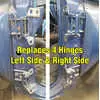 1974-1974 GMC Pickup Truck CK Upper and Lower Door Hinge Kit