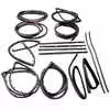 1974 Jeep CJ6 15 Piece Weatherstrip Kit for Jeep with Stationary Vent