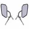1975-1986 Ford F150 Pickup Truck Universal Below Eye Level Mirror Assembly, Stainless Steel PAIR