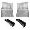1975 Chevrolet Blazer Cab Floor Pan with Backing Plate & Floor Support Kit