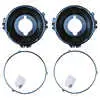 1975 Chevrolet Pickup Truck CK Headlight Bucket for Single Round Headlight & Retaining Ring with Screws