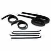 1976 Ford F150 Pickup Truck Glass Run Window Channel & Felt Sweep Belt Kit