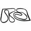 1977-1986 Oldsmobile 98 Front Door Weatherstrip Seal Set, 4DR