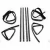 1978 Plymouth Trailduster Sweep Belt & Glass Run Window Channel Kit Pair