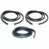 1979-1993 Ford Mustang Hatchback Door & Trunk Seal Weatherstrip - 3 Piece Kit - Driver and Passenger Side