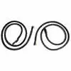 1979 Chevrolet Suburban Upper Seal Weatherstrip on Door - Pair