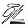 1981-1986 Jeep Scrambler Glass Run Window Channel & Felt Sweep Belt & Door Seal Kit 