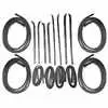 1981 GMC Suburban Sweep Belt, Glass Run Window Channel and Door Seal 16 Pc Kit 
