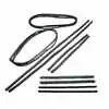 1981 Jeep Scrambler Glass Run Window Channel & Felt Sweep Belt & Door Seal Kit 