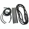 1981 Jeep Scrambler Glass Run Window Channel & Felt Sweep Belt & Door Seal Kit
