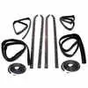 1982 Plymouth Trailduster Sweep Belt & Glass Run Window Channel & Door Seal Kit- PAIR