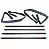 1983-1994 GMC S15 Jimmy Glass Run Window Channel & Felt Sweep Belt  Kit