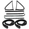 1983 Ford F150 Pickup Truck Sweep Belt & Glass Run Window Channel & Door Seal Kit