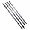 1983 Pontiac Grand Prix Inner & Outer Felt Window Sweep Belt with Reveal Molding - 4 Piece Kit - A Body