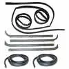 1984 Ford F350 Pickup Sweep Belt & Glass Run Window Channel & Door Seal - 8 Piece Kit - Driver and Passenger Side