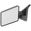 1985 GMC S15 Pickup Left Black Door Mirror with Glass, Non Heated