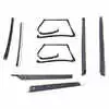 1986 Chevrolet Camaro T-Top 8 Piece Seal Kit with Plastic Drip Rails 