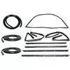 1986 Chevrolet S10 Pickup Sweep Belt & Glass Run Window Channel & Door Seal Kit Pair