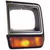 1986 Dodge Ramcharger Chrome/Black Headlight Door - Left Side