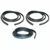 1986 Ford Mustang Hatchback Door & Trunk Seal Weatherstrip - 3 Piece Kit - Driver and Passenger Side