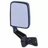 1987-1996 Jeep Wrangler TJ Foldaway Manual Mirror Head - Half Door Model - Black Left Side