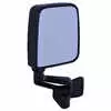 1987-1996 Jeep Wrangler TJ Foldaway Manual Mirror Head - Half Door Model - Black Left Side