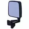1987-1996 Jeep Wrangler TJ Foldaway Manual Mirror Head - Half Door Model - Black Right Side