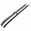 1987 Chevrolet Impala Front Door Outer Felt Window Sweep Belt - B & C Body  4 Door Sedan & Wagon - Pair