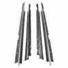 1987 Chevrolet Impala  Sedan Rear Door Inner & Outer Felt Window Sweep Belt - B & C Body - 4 Piece Kit - Pair