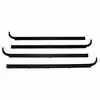 1987 Ford Bronco II Inner & Outer Window Belt Felt Sweep Kit with Vent Windows