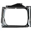 1987 GMC S15 Pickup Headlight Bezel, Chrome and Black, Left Side