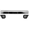 1987 Jeep Cherokee XJ Front Bumper Rail with Top Holes & Bumper Cap, Chrome