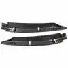 1988-1993 Ford Mustang Convertible Front Window Sweep Belt Molding Extensions - Pair - Driver and Passenger side