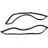 1988 Ford Bronco Side Rear Window Weatherstrip Seal Kit - Pair