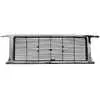 1988 GMC Jimmy Grille Center, Chrome & Silver for Dual Headlights