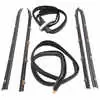 1989 Chevrolet Suburban Rear Door Sweep Belt & Glass Run Window Channel 6 Pc Kit 