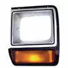 1989 Dodge Ram 1500 Pickup Truck Argent/Black Headlight Door - Left Side