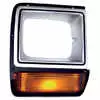 1989 Dodge Ram 1500 Pickup Truck Argent/Black Headlight Door - Right Side
