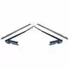 1989 Ford Mustang Convertible Inner & Outer Window Belt Felt Sweep Kit