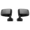 1989 Jeep Wrangler Mirror Assembly Kit, Hard Top Models, Foldaway Style Flat Glass, Manual Mirror, Black