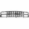 1990 Chevrolet Pickup Truck CK Grille Chrome/Black for Dual Headlights
