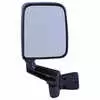 1990 Jeep Wrangler Foldaway Manual Mirror Head - Half Door Model - Black Left Side