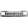 1991-1992 Chevrolet S10 Blazer Chrome/Black Grille