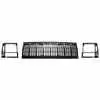1991 Jeep Cherokee Grille & Headlamp Door Bezel Kit- Chrome Black