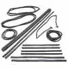 1991 Jeep Wrangler YJ 13 Piece Weatherstrip Kit for Wranger with Movable Vent