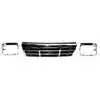 1992 Ford F150 Pickup Truck Grille & Headlight Door Kit, Chrome, Charcoal & Gray