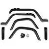 1994 Jeep Wrangler Fender Flare Kit with Extensions, Front & Rear Driver & Passenger Side - 6 Pcs