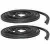 1995-2004 Chevrolet Blazer Front Door Seal Weatherstrip on Body - Pair - Driver and Passenger Side