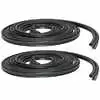 1995-2004 Oldsmobile Bravada Front Door Seal Weatherstrip on Body - Pair - Driver and Passenger Side